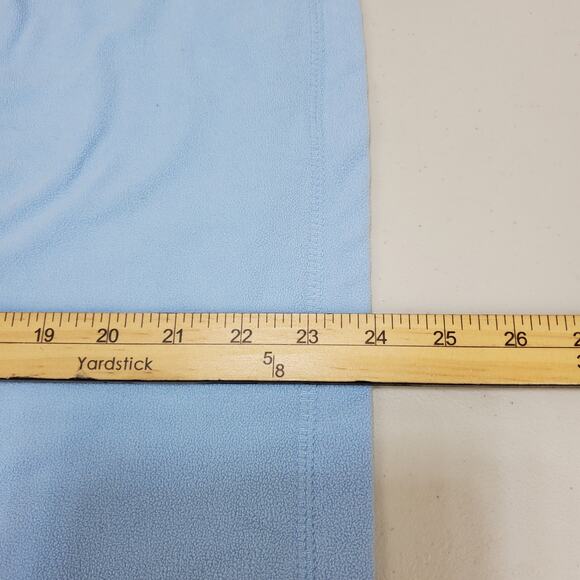 Cabelas Sweatshirt Womens XL Regular Blue 1/4 Zip Long Sleeve 100% Polyester Top - Picture 4 of 11